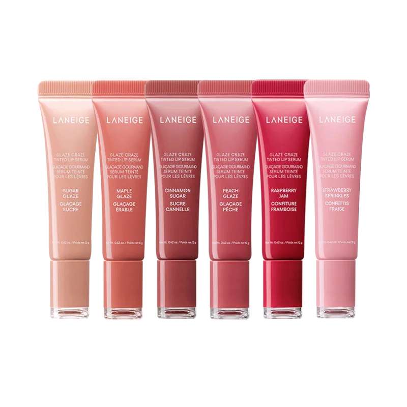 LANEIGE Glaze Craze Tinted Lip Serum 12g - High Shine.