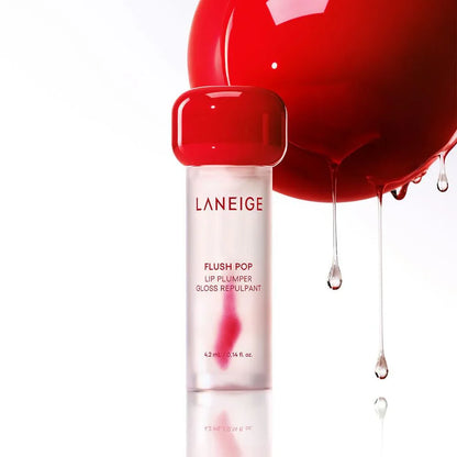 LANEIGE Flush Pop Lip Plumper (4.2ml) - Instant Volume & Hydration.